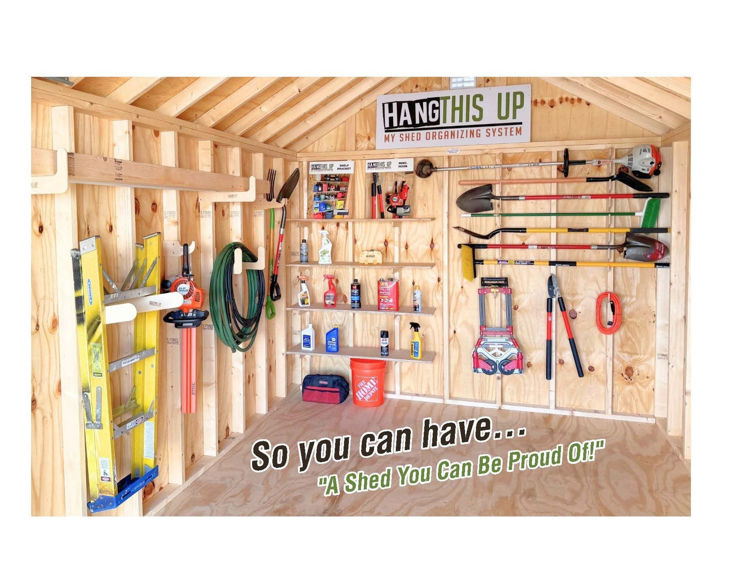 Control Garage Tool Clutter with the Ultimate Shed Organization Kit