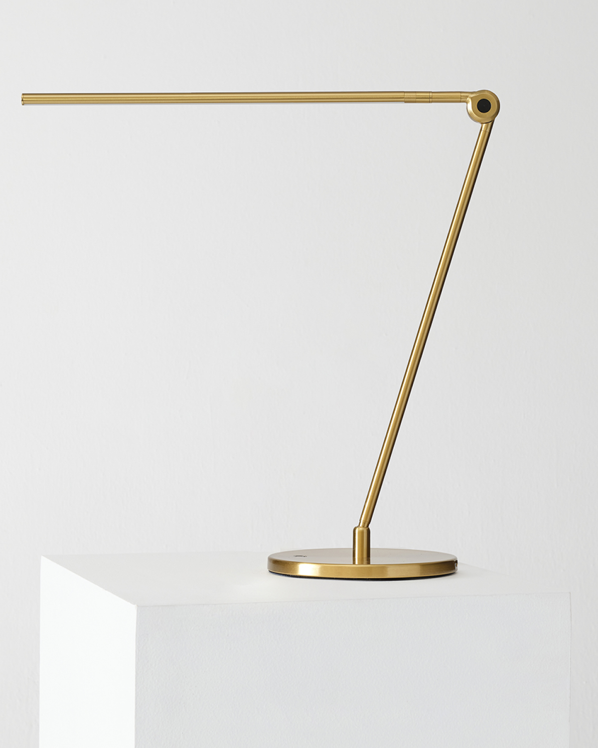 Clean Minimalist LED Lamp - Fully Adjustable - In Black, Brass, and Green