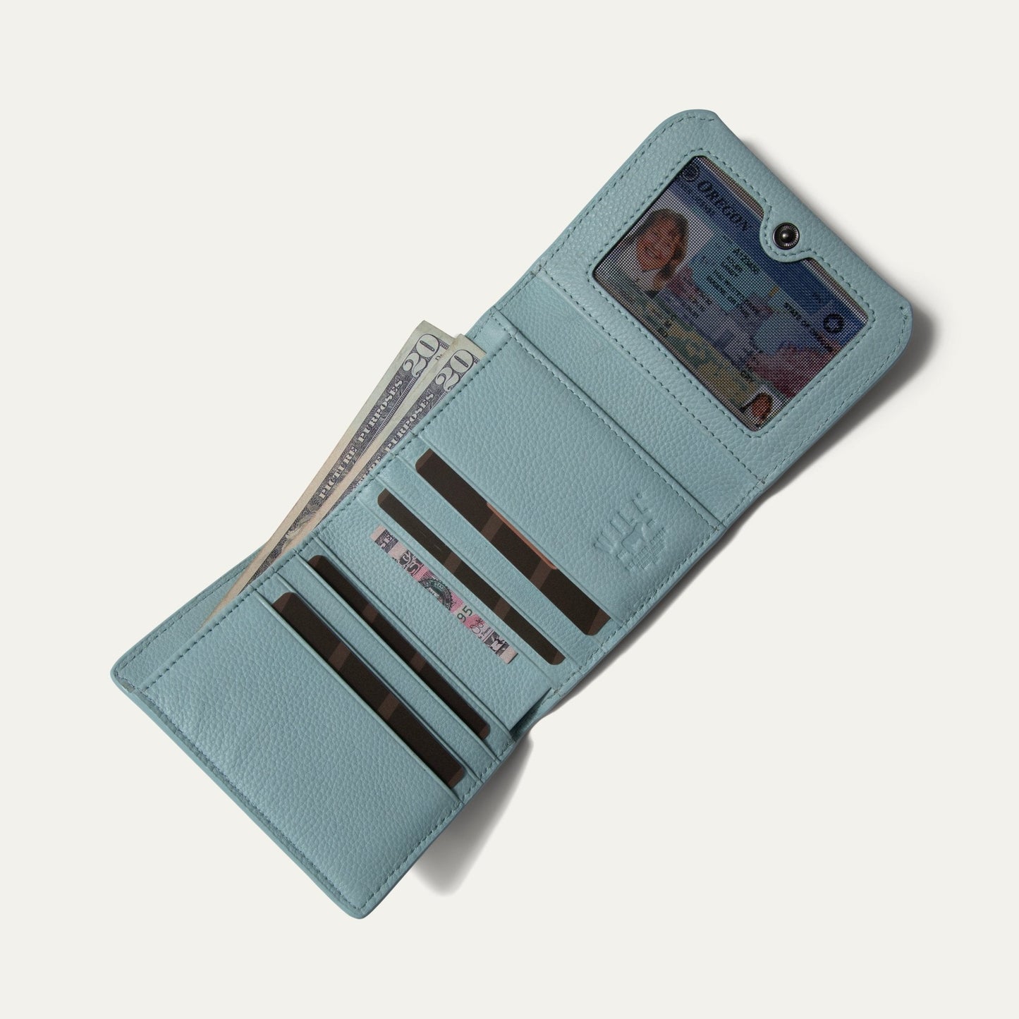 Compact Italian French Purse - 10 Colors - Soft Leather