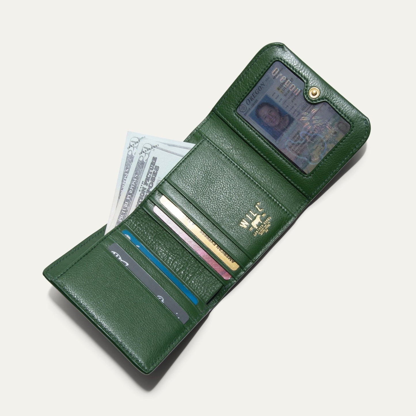 Compact Italian French Purse - 10 Colors - Soft Leather