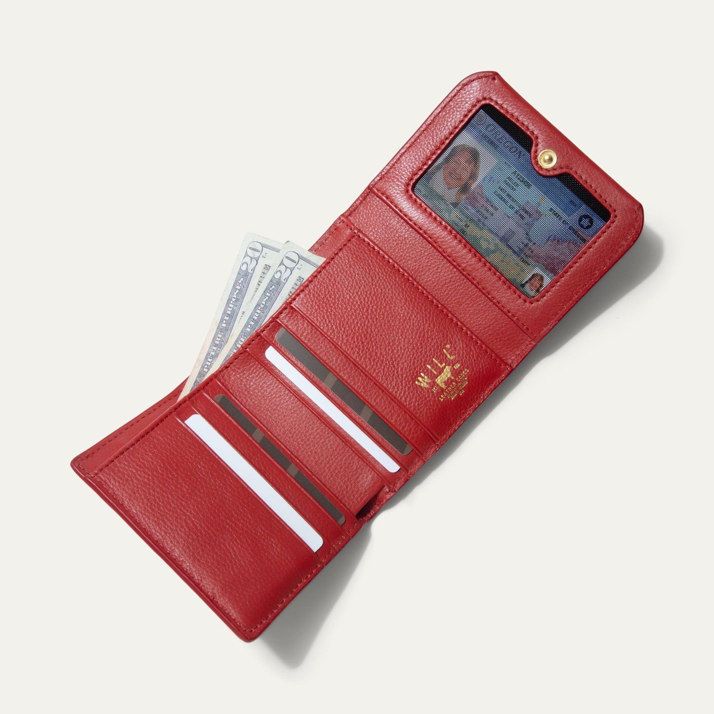 Compact Italian French Purse - 10 Colors - Soft Leather