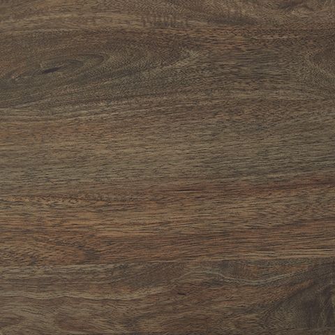Square Exotic Textural End Table - Walnut Brown