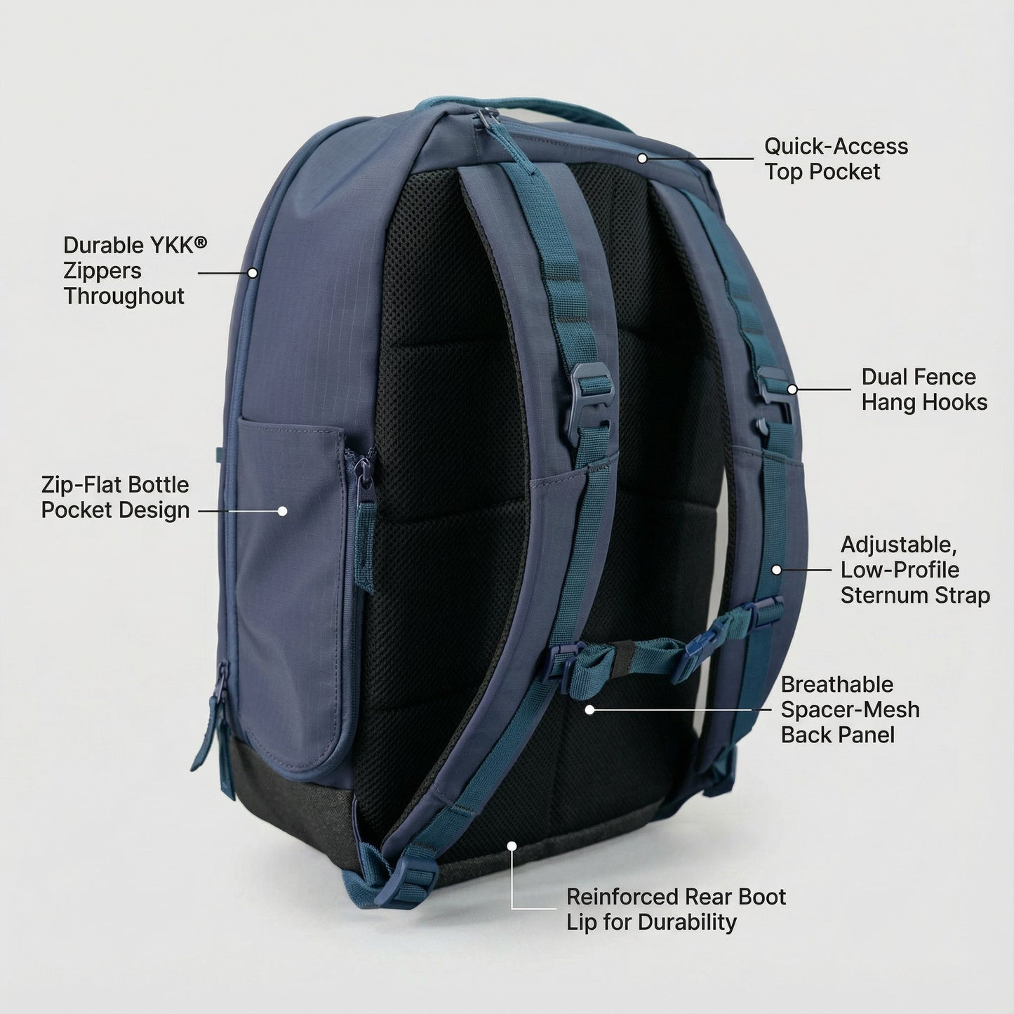 Court Ranger Pickleball Backpack - 7 Color Options - Lifetime Warranty