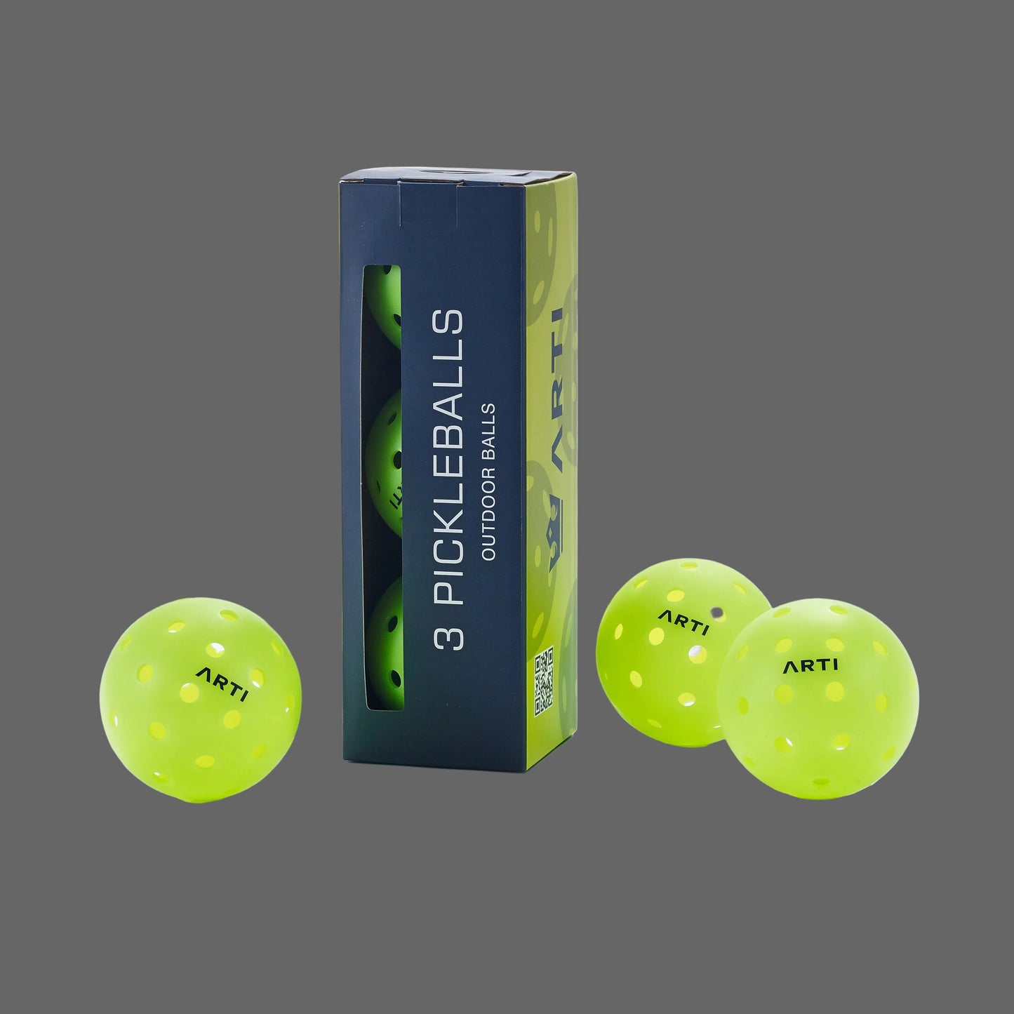 ARTI Outdoor Pickleball - High-Viz and Durable!
