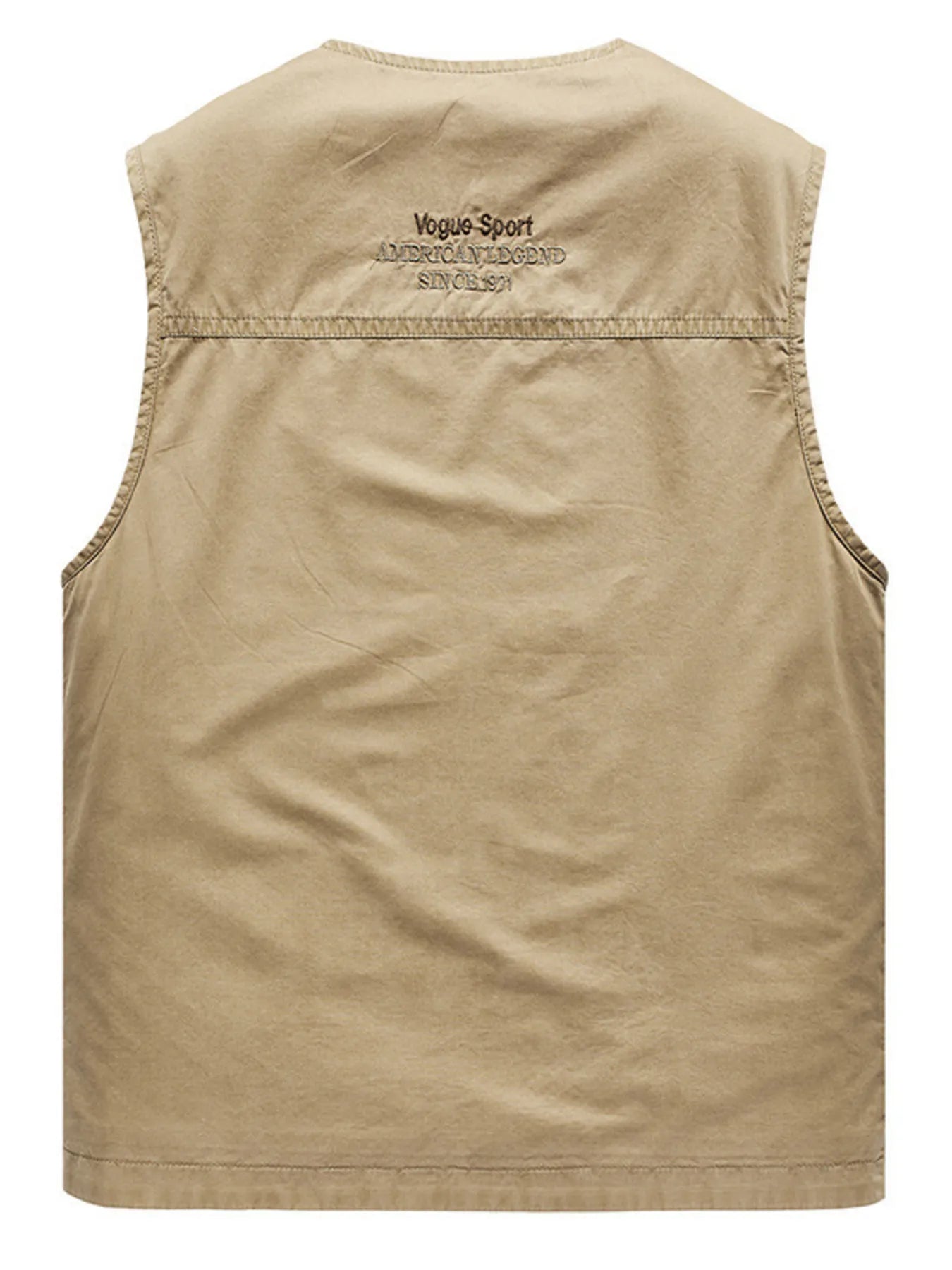 Men's Plus Size Casual Multi-Pocket Outdoor Vest