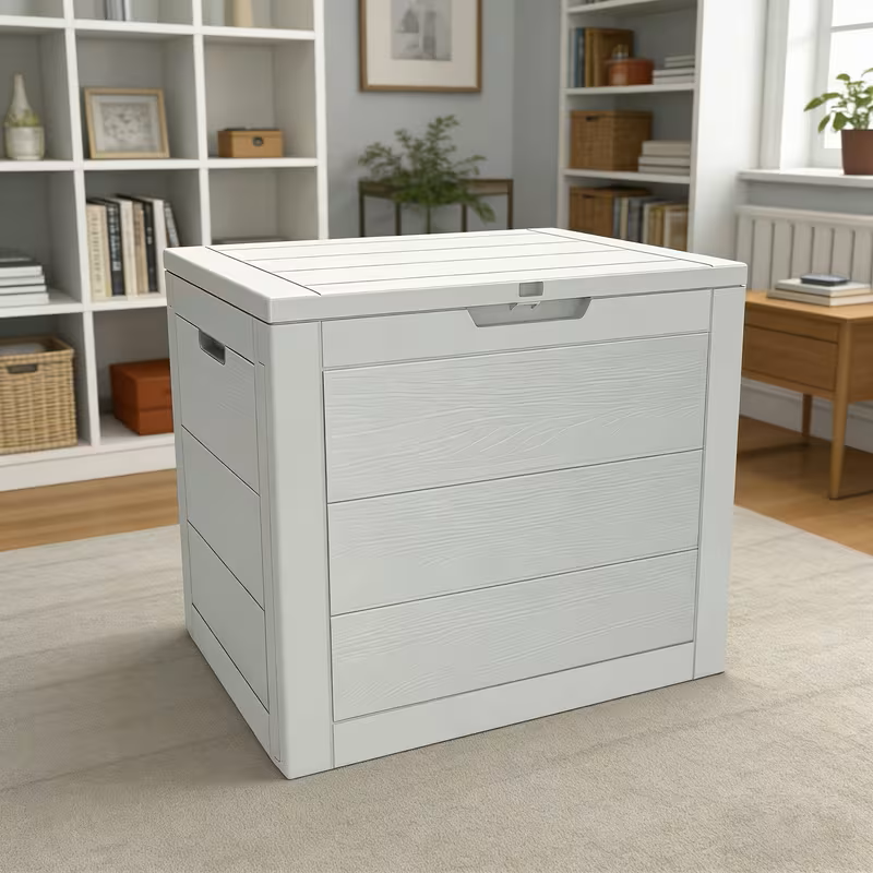 Heavy-Duty Outdoor Deck Boxes – Waterproof Patio Storage Boxes with Hinged Lid, Lockable & Easy Assembly (35 to 200 Gallon Sizes)