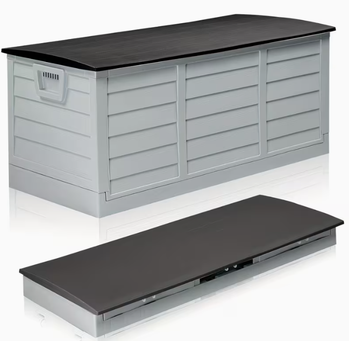 Heavy-Duty Outdoor Deck Boxes – Waterproof Patio Storage Boxes with Hinged Lid, Lockable & Easy Assembly (35 to 200 Gallon Sizes)