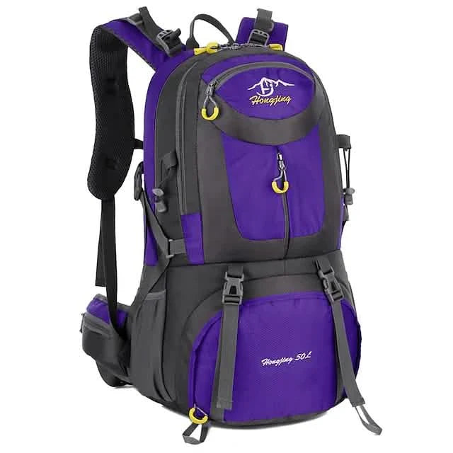 50L Waterproof Hiking Backpack - 7 Vibrant Colors