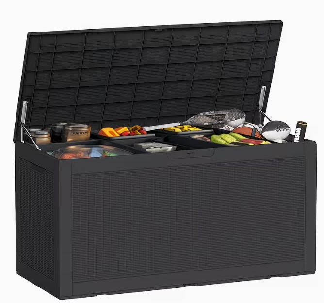 Heavy-Duty Outdoor Deck Boxes – Waterproof Patio Storage Boxes with Hinged Lid, Lockable & Easy Assembly (35 to 200 Gallon Sizes)