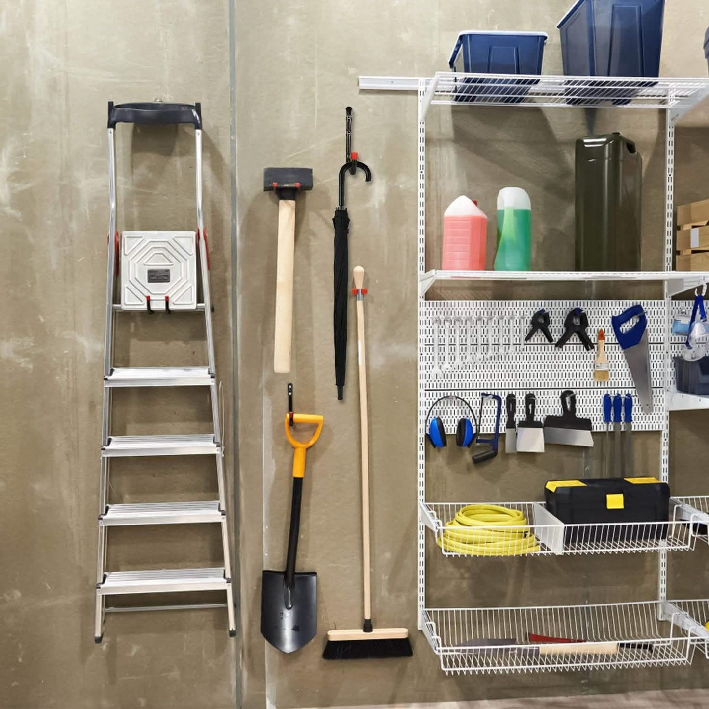 Hand Almost Anything in the Garage with a 6-Pack of Garage Storage Hooks