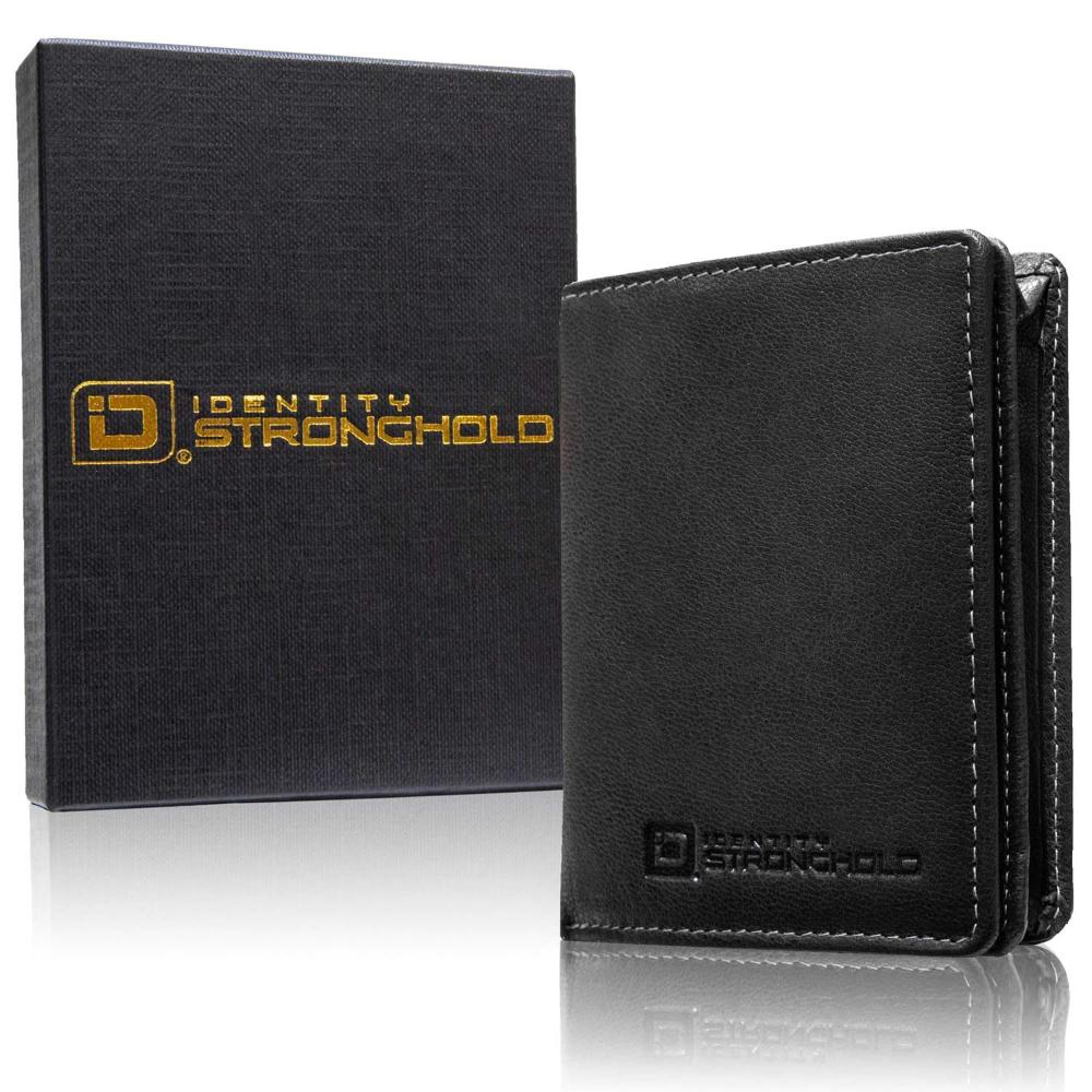 Maximum Storage in a Minimalist Wallet - RFID Secure - Five Leather Colors - Magnetic Closure