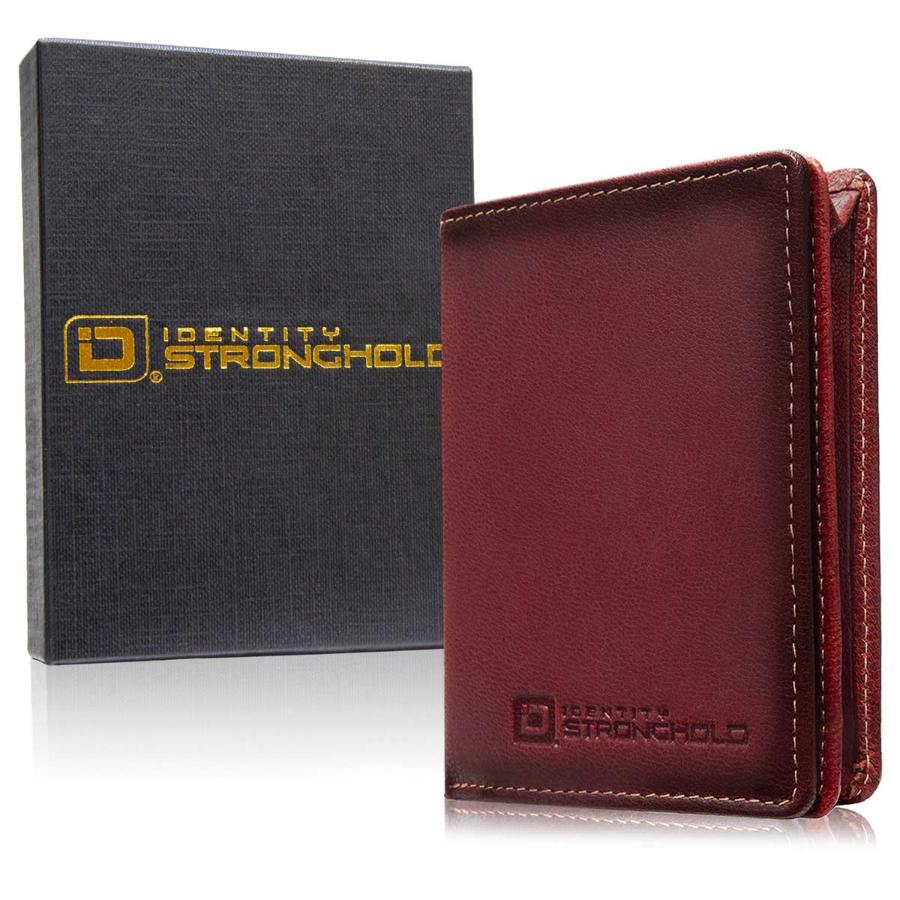 Maximum Storage in a Minimalist Wallet - RFID Secure - Five Leather Colors - Magnetic Closure