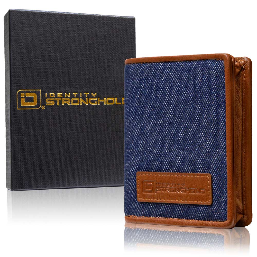 Maximum Storage in a Minimalist Wallet - RFID Secure - Five Leather Colors - Magnetic Closure