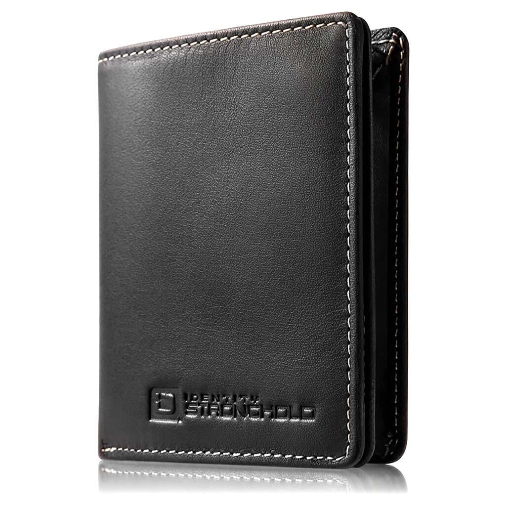 Maximum Storage in a Minimalist Wallet - RFID Secure - Five Leather Colors - Magnetic Closure