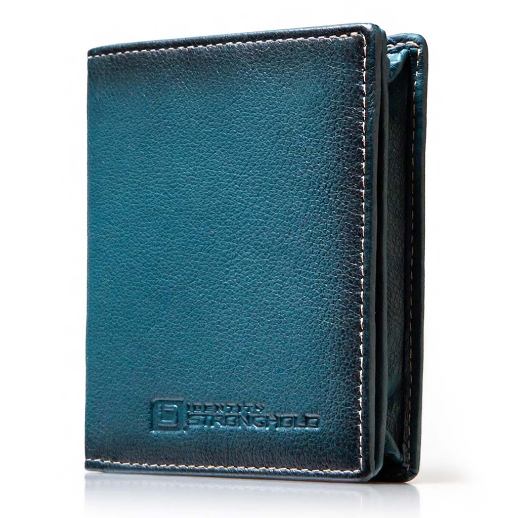 Maximum Storage in a Minimalist Wallet - RFID Secure - Five Leather Colors - Magnetic Closure