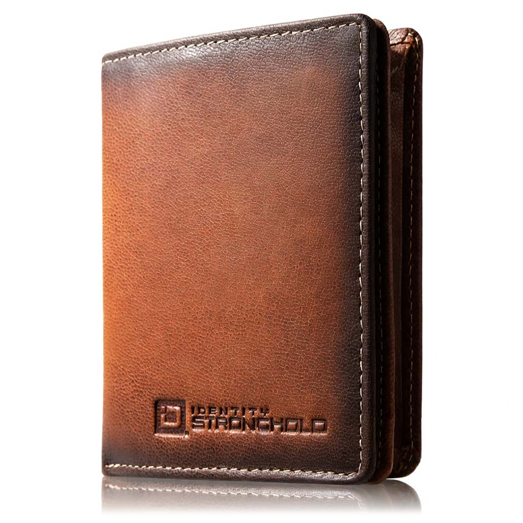 Maximum Storage in a Minimalist Wallet - RFID Secure - Five Leather Colors - Magnetic Closure