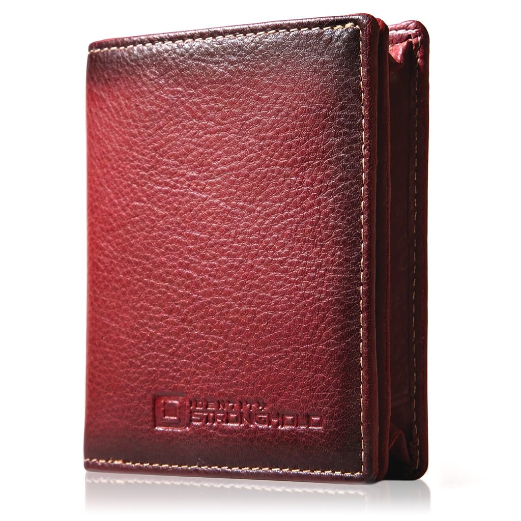 Maximum Storage in a Minimalist Wallet - RFID Secure - Five Leather Colors - Magnetic Closure