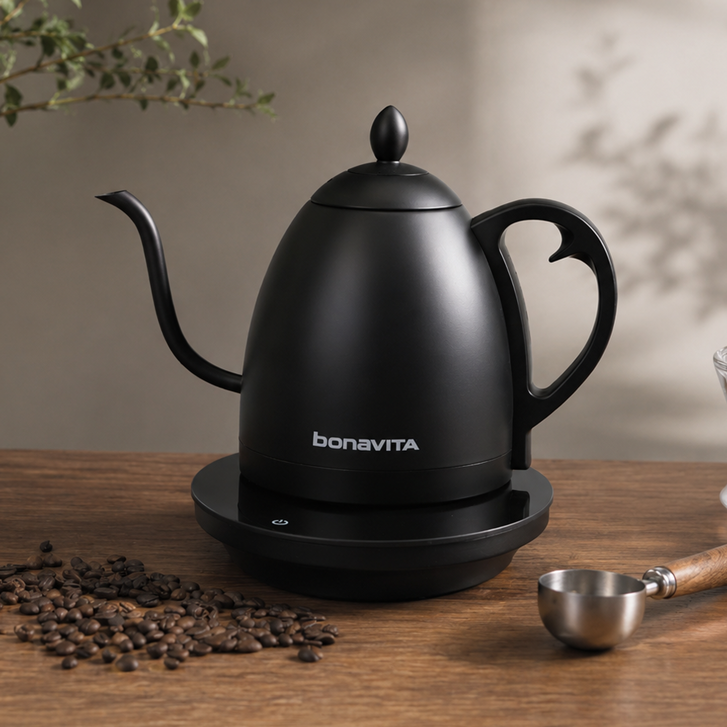Bonavita Cosmopolitan 1.0L Gooseneck Precision Temperature, Precision Pour Electric Kettle in 4 Dramatic Finishes