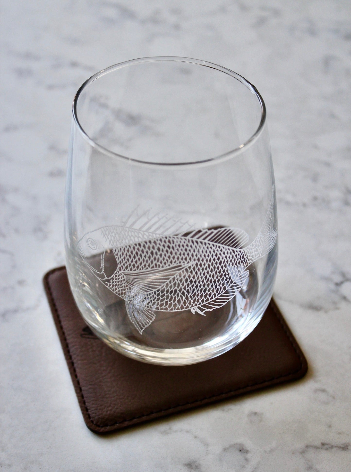Protect your Tabletops with Bison Coaster Set (Slate or Leatherette)