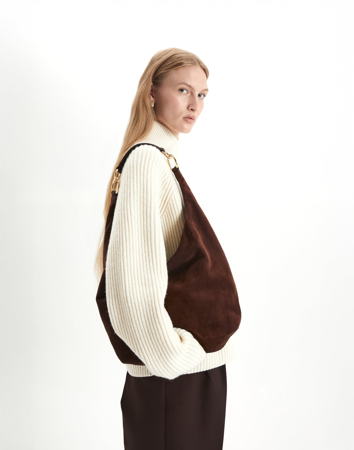 The Hobo Ring Bag - Italian Made in 7 Colors - Switch from Shoulder to Crossbody