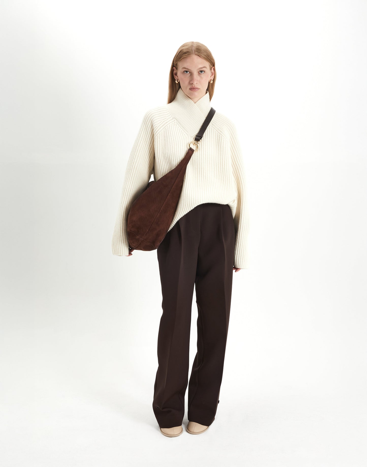 The Hobo Ring Bag - Italian Made in 7 Colors - Switch from Shoulder to Crossbody