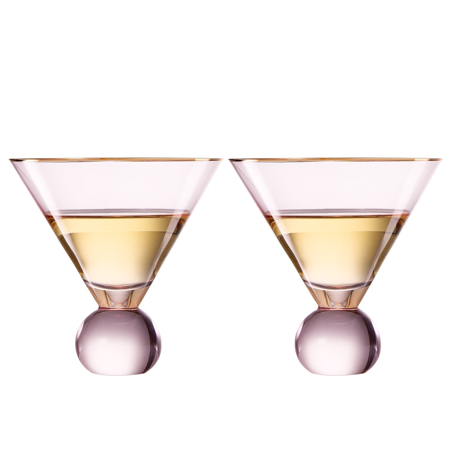 Contemporary Proposta Martini Cocktail Glassware - Set of 2