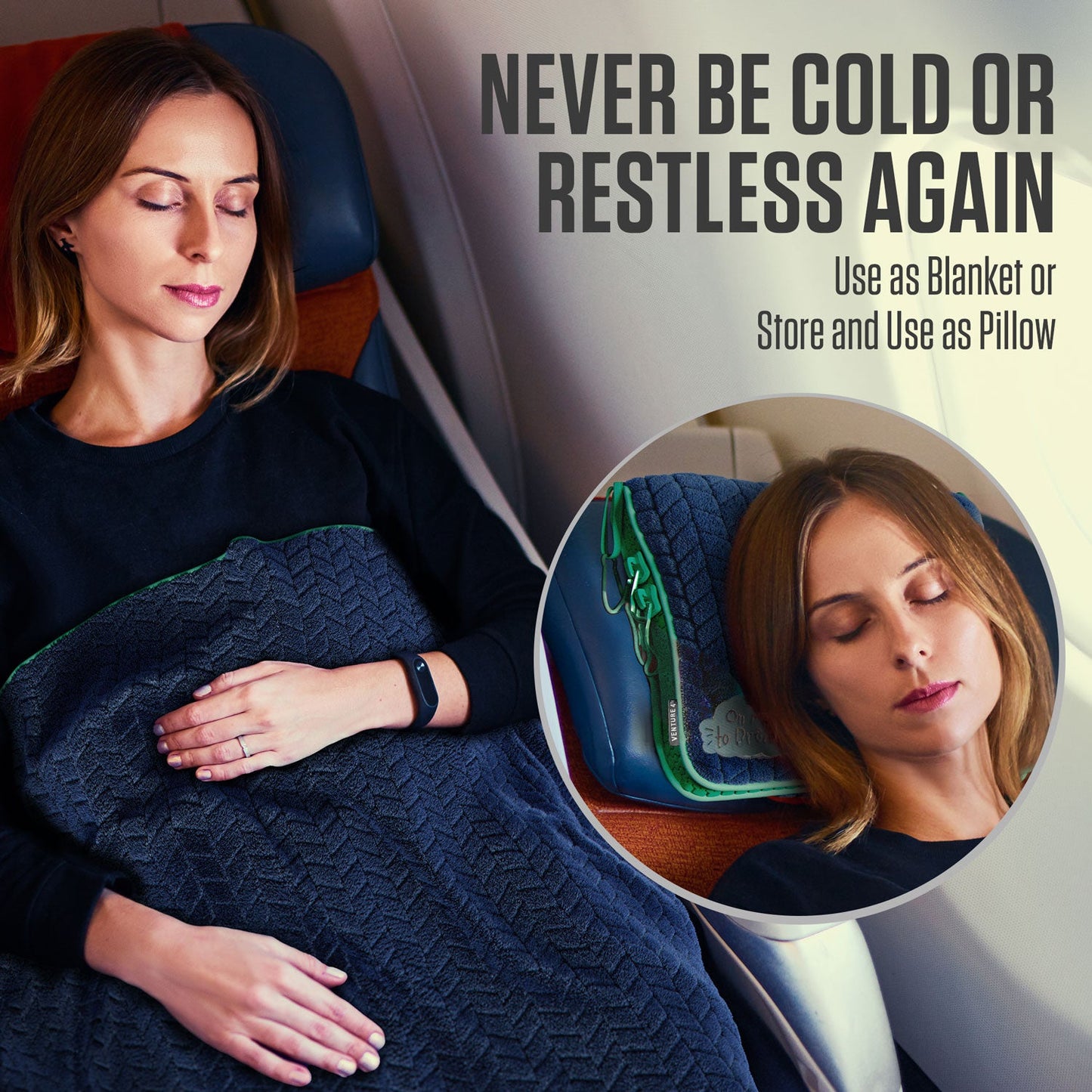 2-in-1 Travel Blanket & Pillow