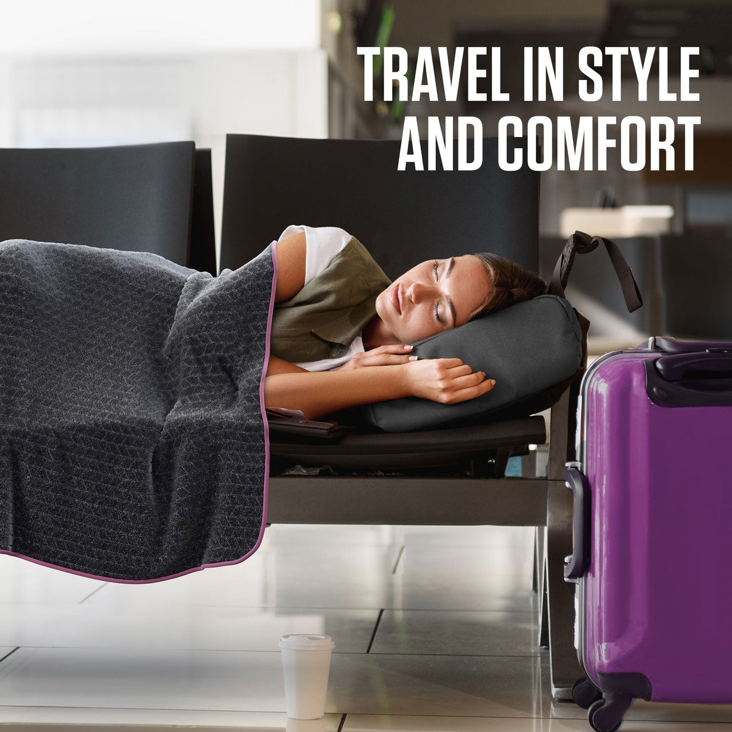 2-in-1 Travel Blanket & Pillow