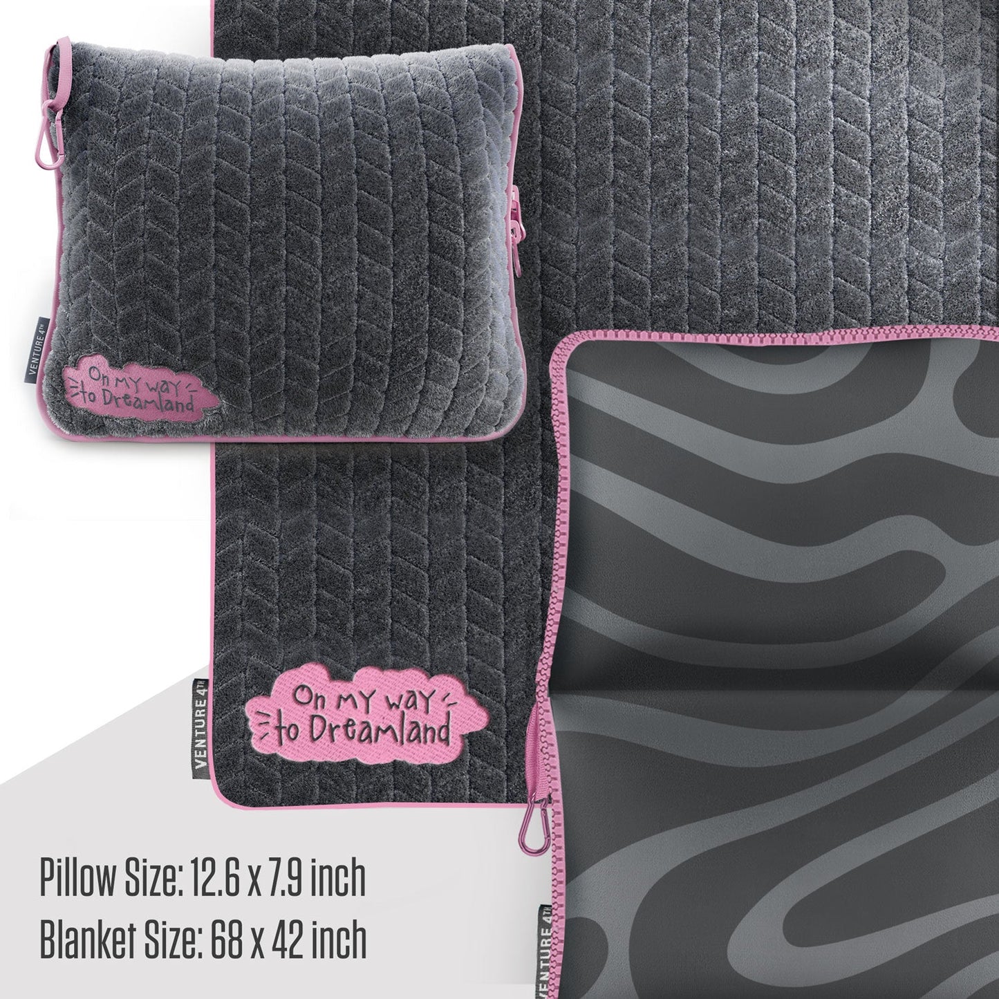 2-in-1 Travel Blanket & Pillow