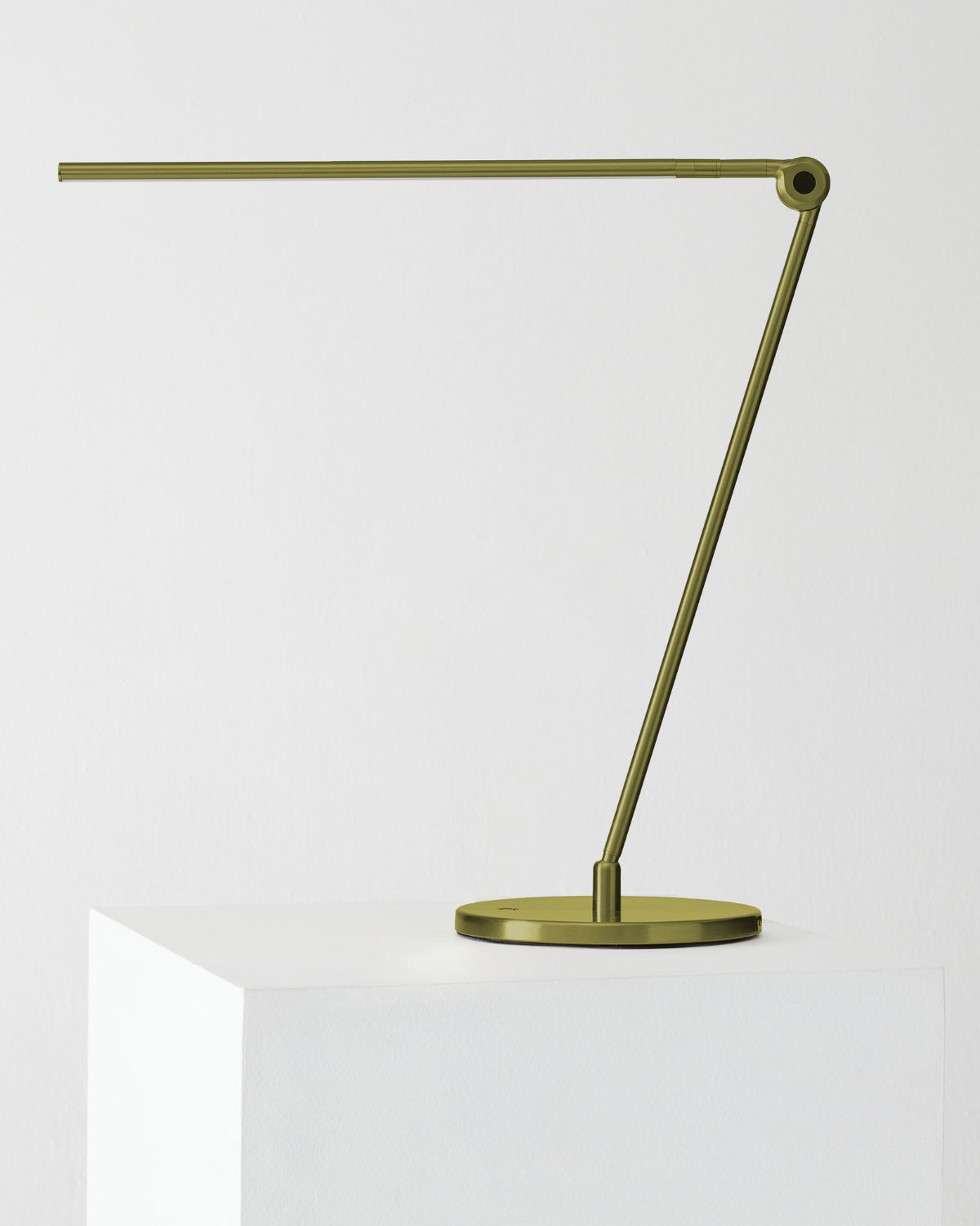 Clean Minimalist LED Lamp - Fully Adjustable - In Black, Brass, and Green