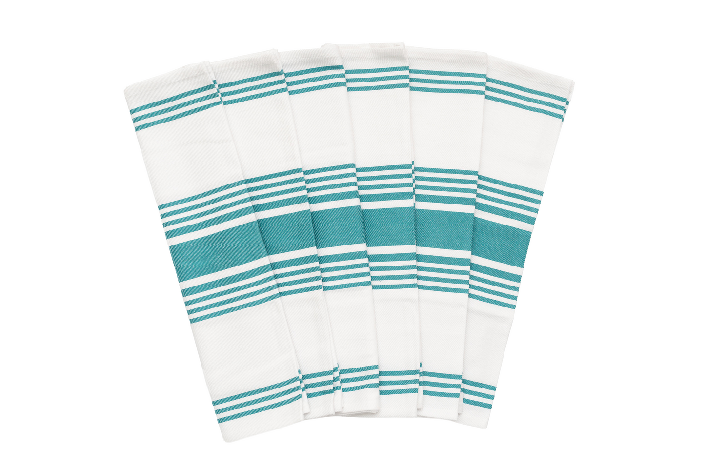 Striped Kitchen Towels - Pure Cotton - 8 Colors available in sets of 6