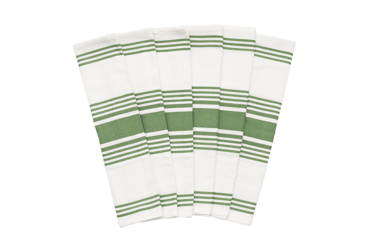 Striped Kitchen Towels - Pure Cotton - 8 Colors available in sets of 6