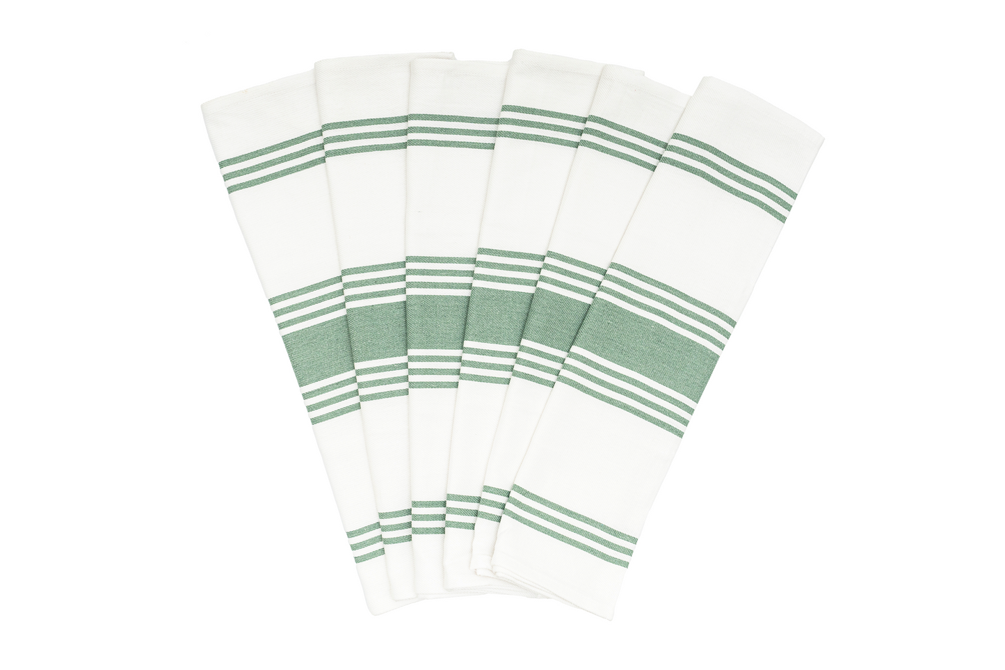 Striped Kitchen Towels - Pure Cotton - 8 Colors available in sets of 6
