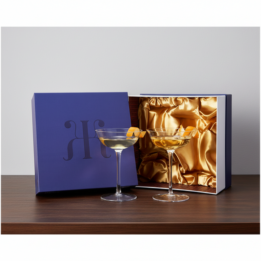 Classic Champagne Coupe for your home bar - Set of 2