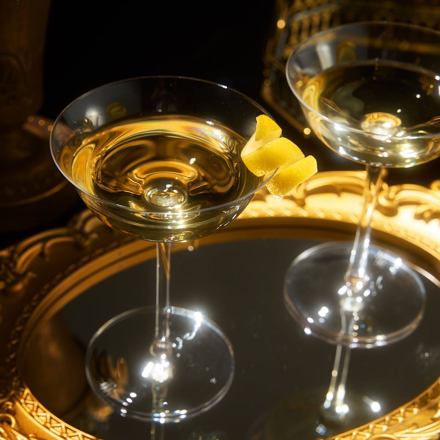 Classic Champagne Coupe for your home bar - Set of 2