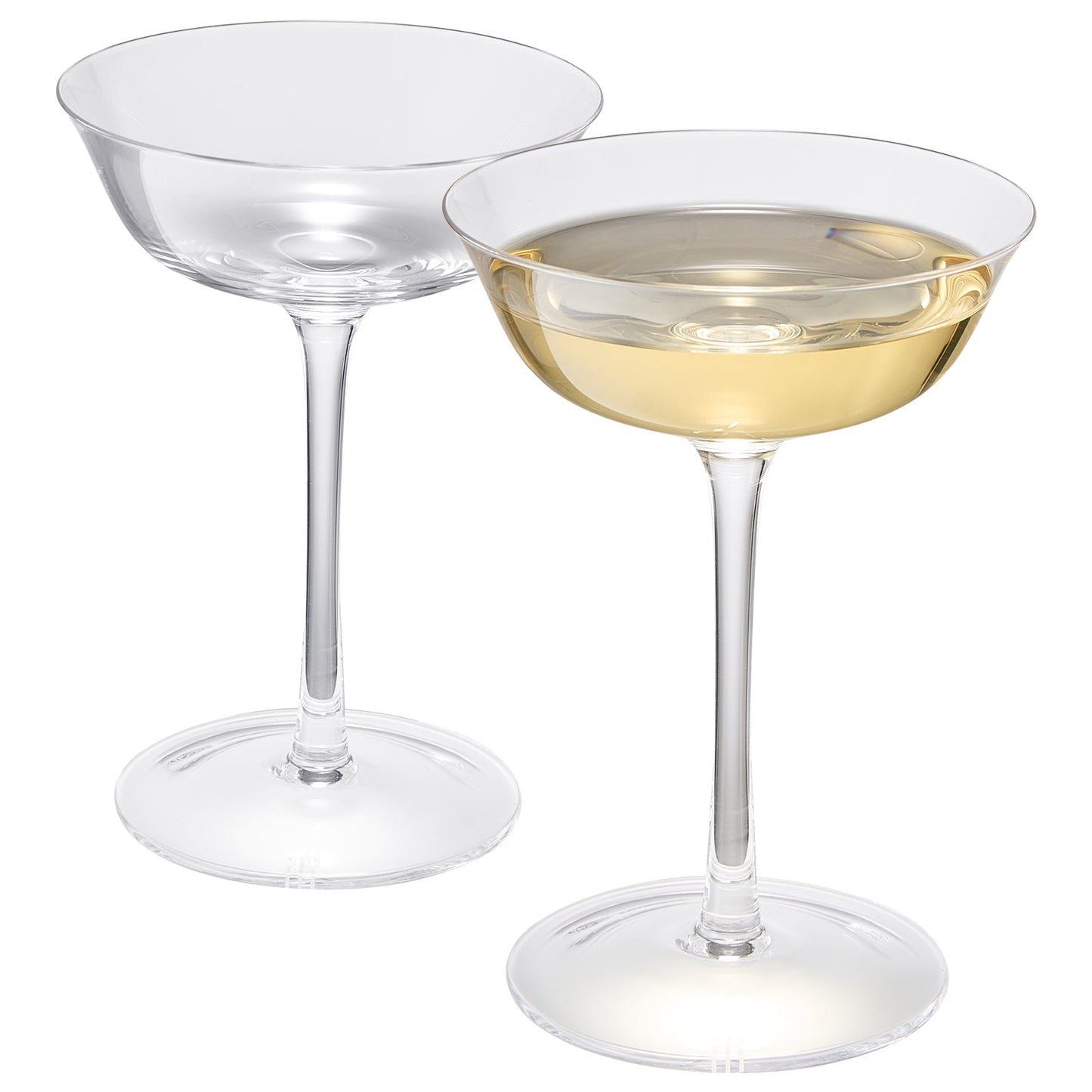 Classic Champagne Coupe for your home bar - Set of 2