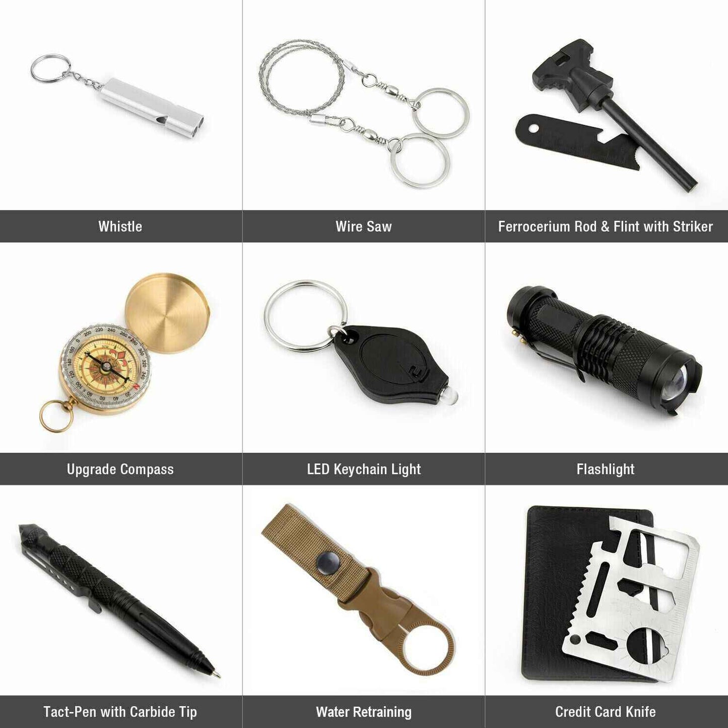 Outdoor Survival Kit - Save a Life, or just Solve a Problem - Emergency and Safety Gear