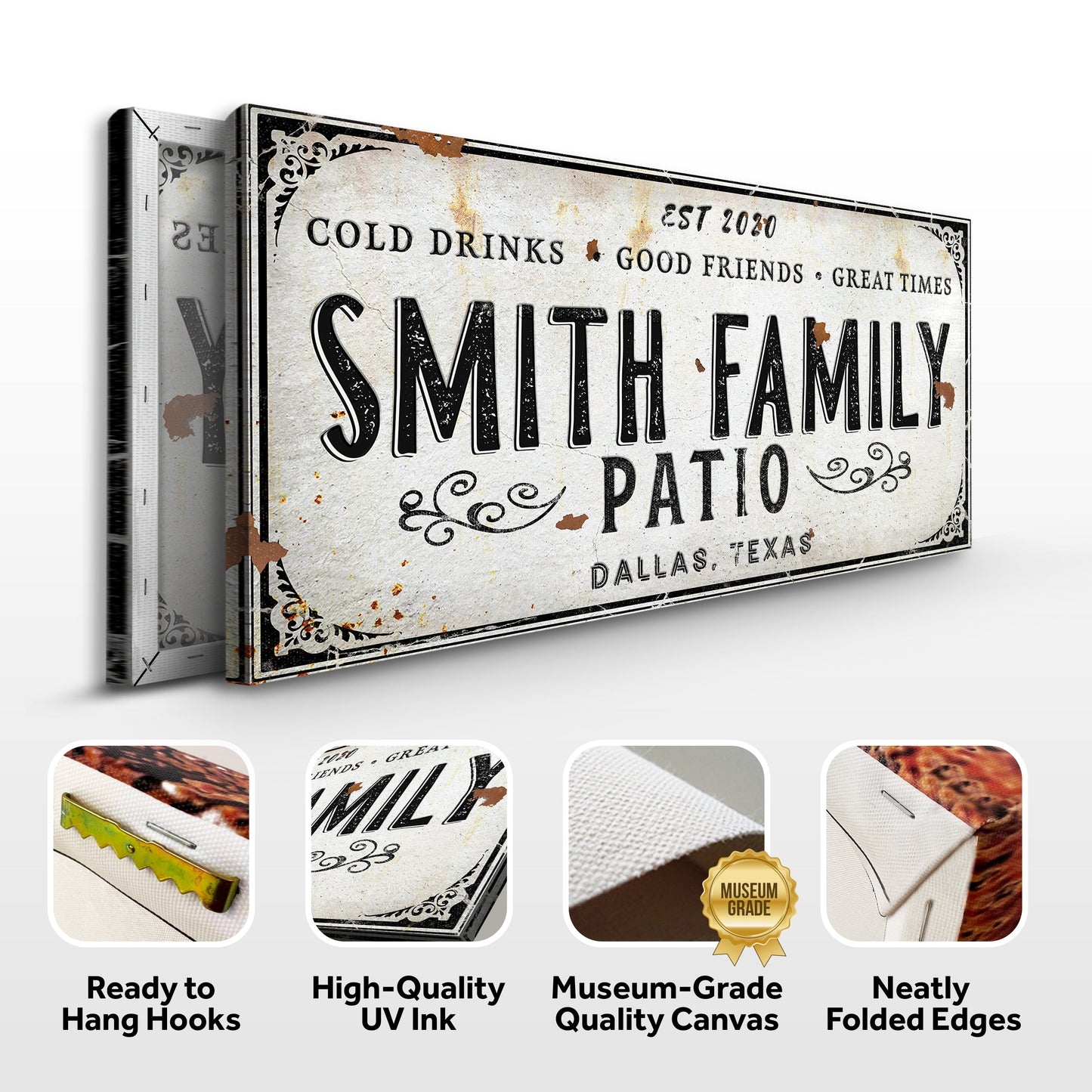 Personalized Family Patio Sign