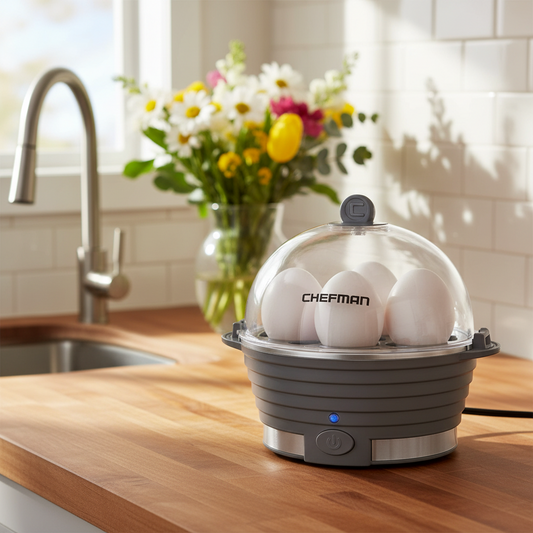 🍳 6‑Egg Rapid Electric Cooker – Steam, Poach & Boil with Ease