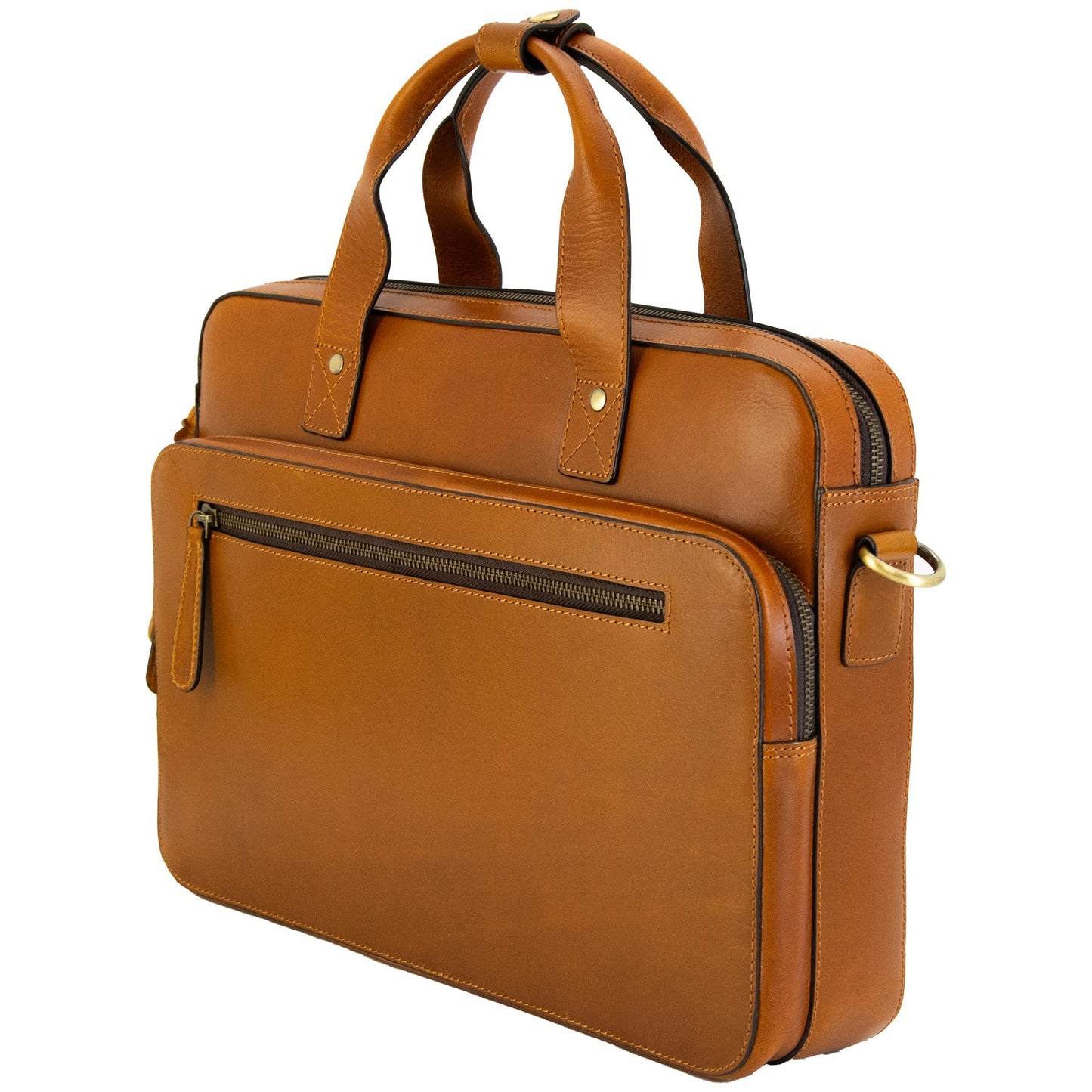 S&W Briefcase - Premium Leather and Premium Security - Discreet CCW Access