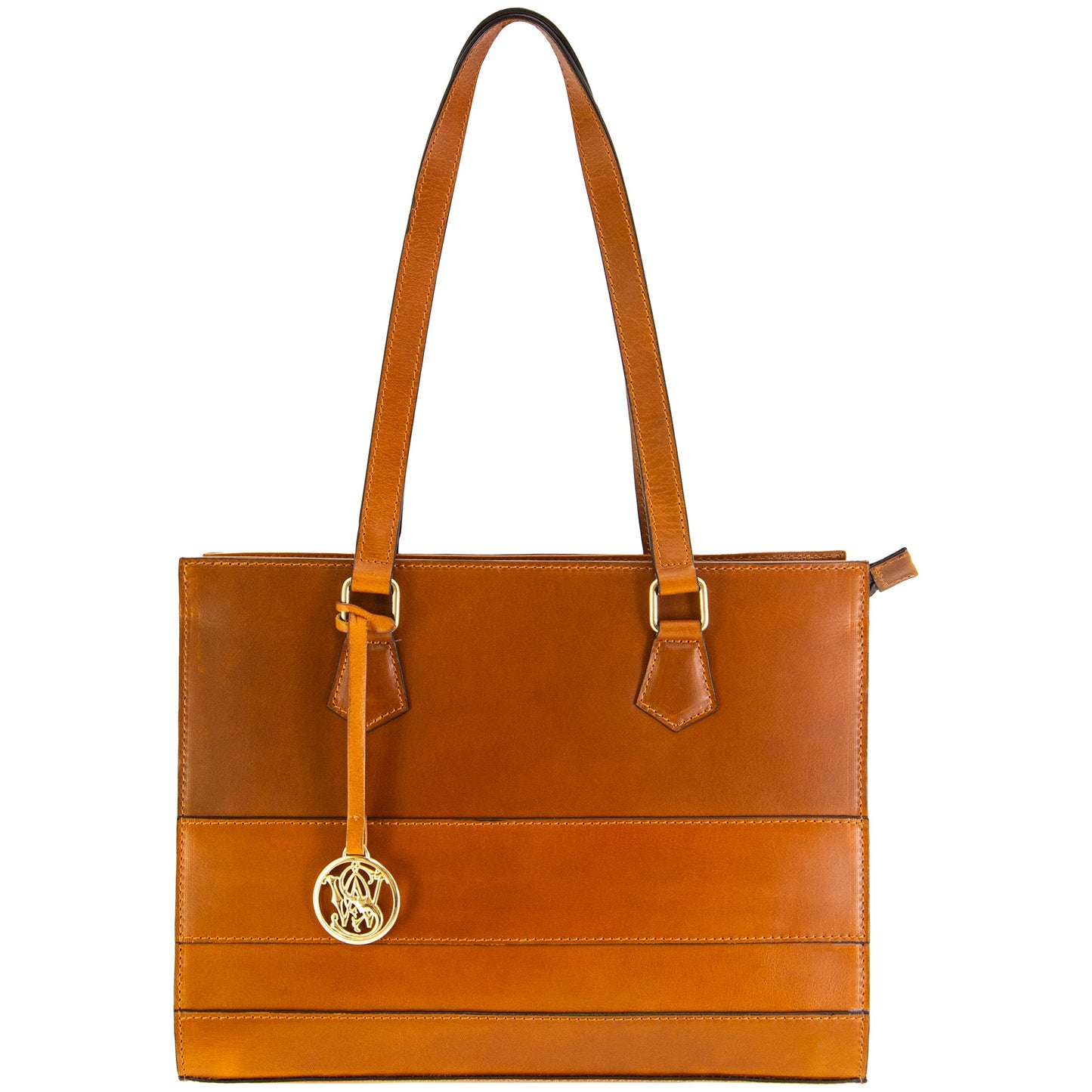 S&W Structured Leather Handbag - 3 Colors - Subtle CCW Compartment