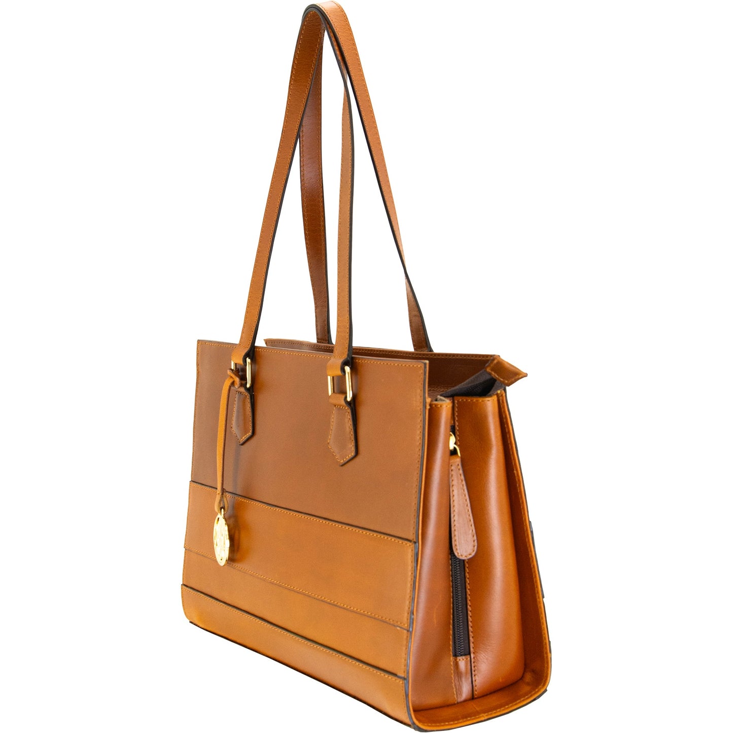 S&W Structured Leather Handbag - 3 Colors - Subtle CCW Compartment
