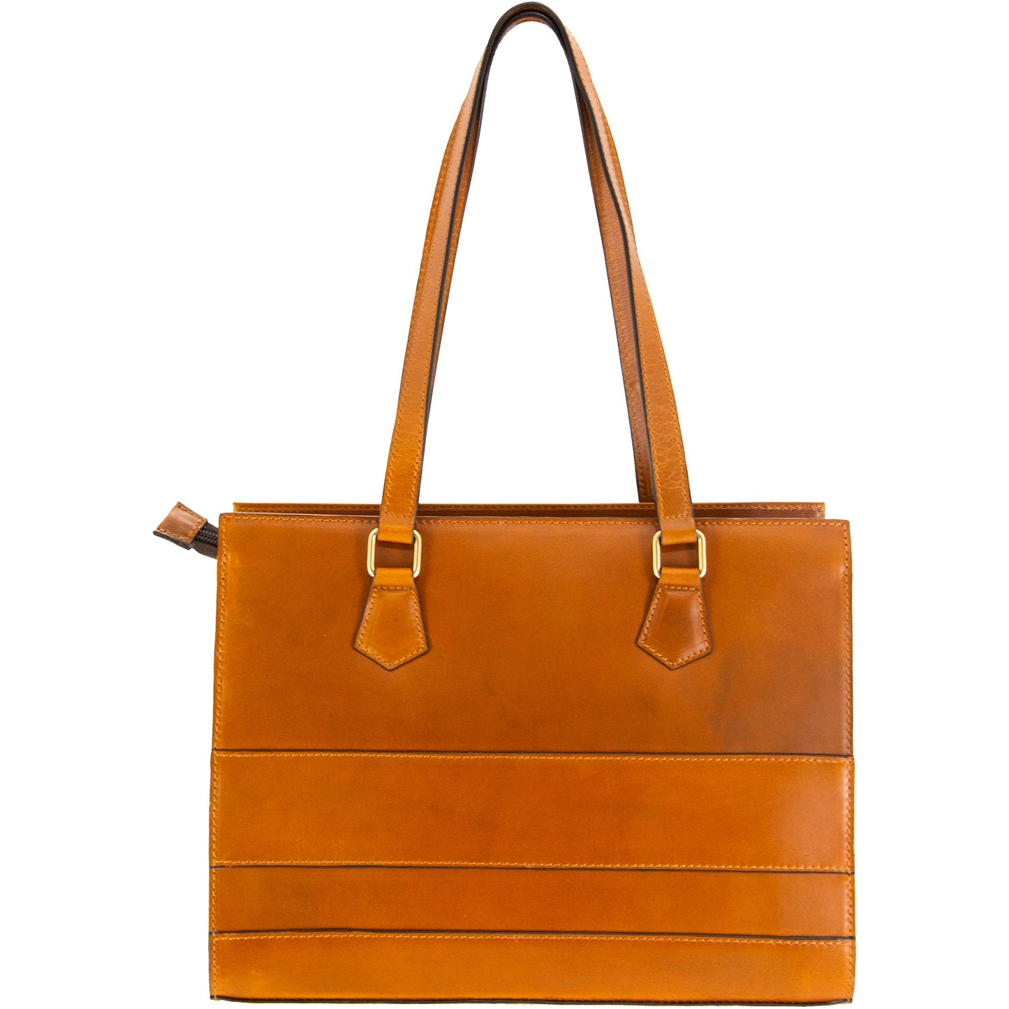 S&W Structured Leather Handbag - 3 Colors - Subtle CCW Compartment