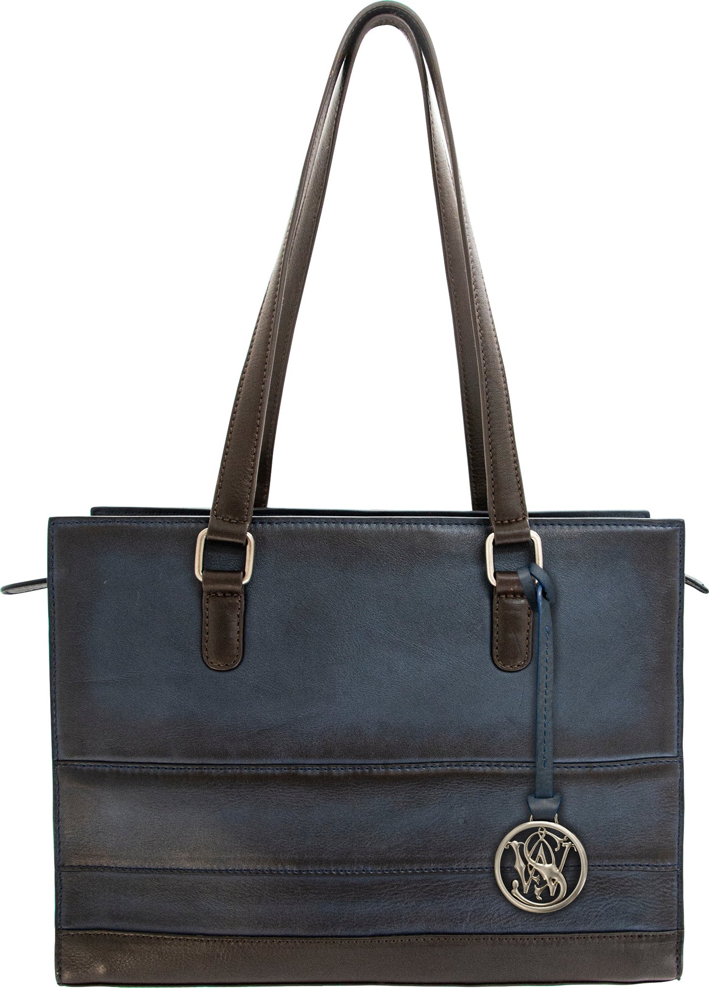 S&W Structured Leather Handbag - 3 Colors - Subtle CCW Compartment