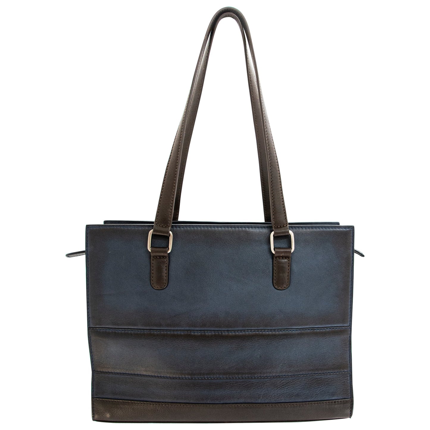 S&W Structured Leather Handbag - 3 Colors - Subtle CCW Compartment