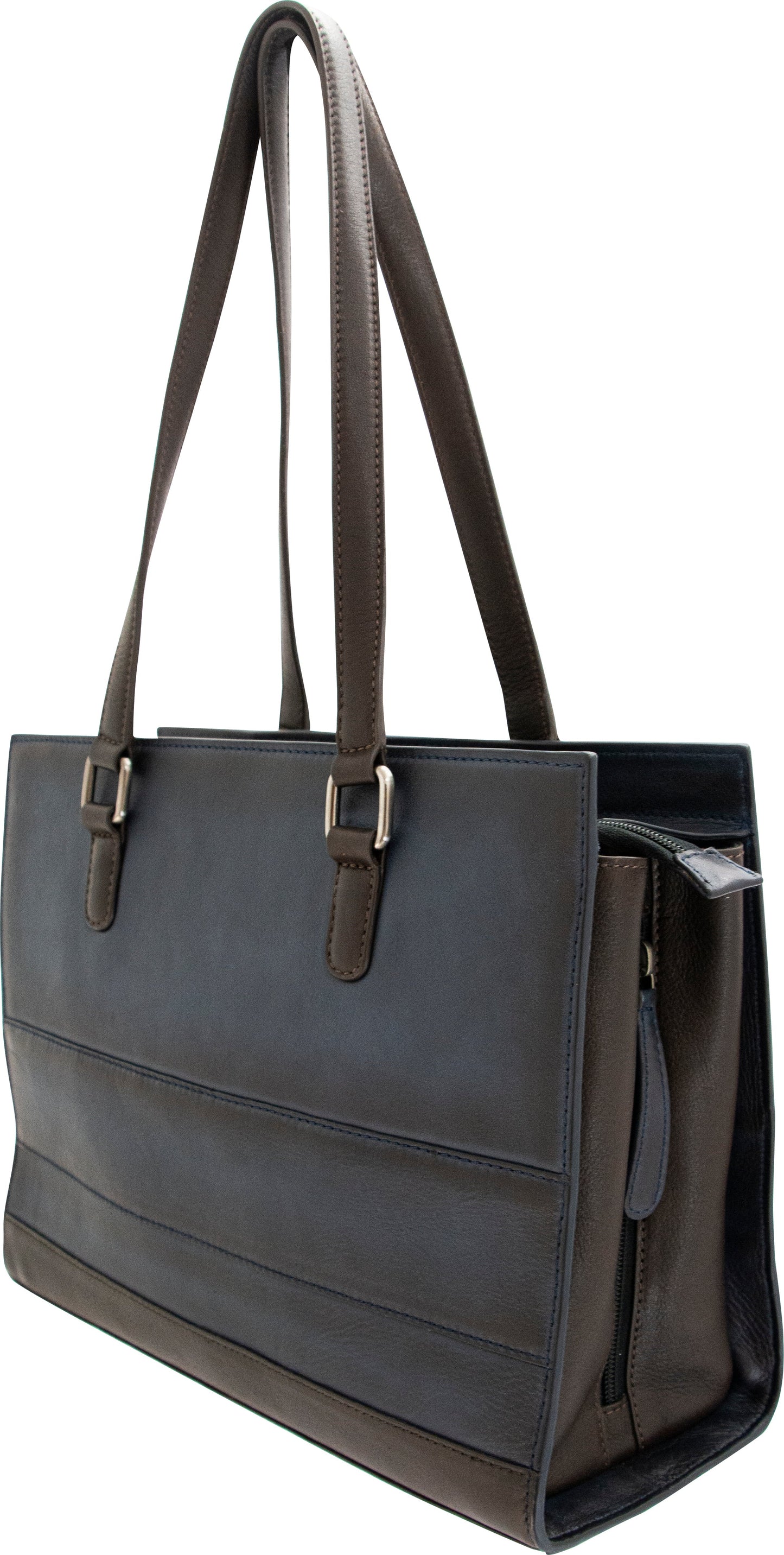 S&W Structured Leather Handbag - 3 Colors - Subtle CCW Compartment