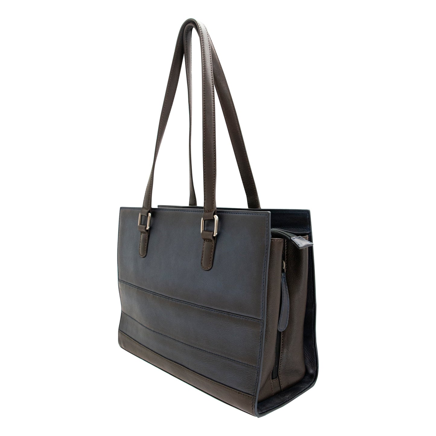 S&W Structured Leather Handbag - 3 Colors - Subtle CCW Compartment