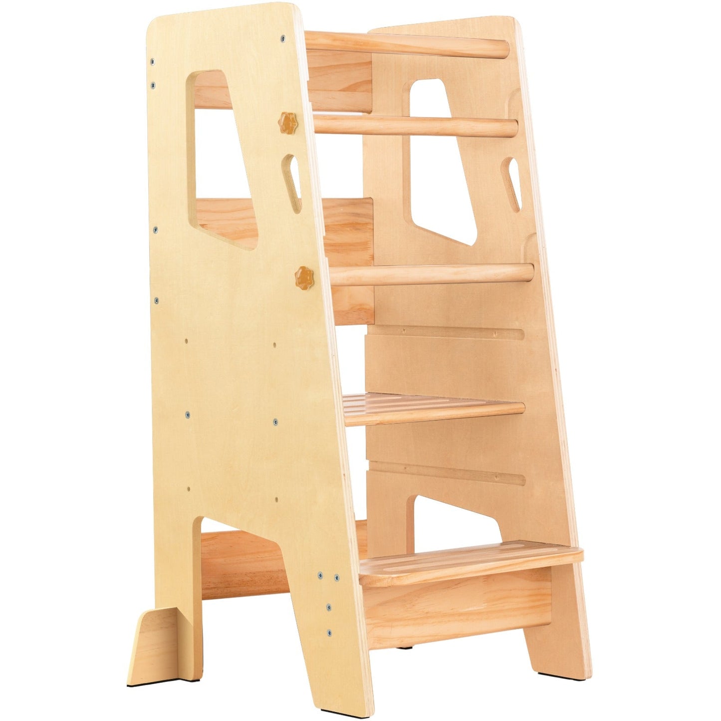 Help Your Little Ones Participate!  Adjustable Toddler Kitchen/Bathroom Tower with Safety Bars - 4 Colors