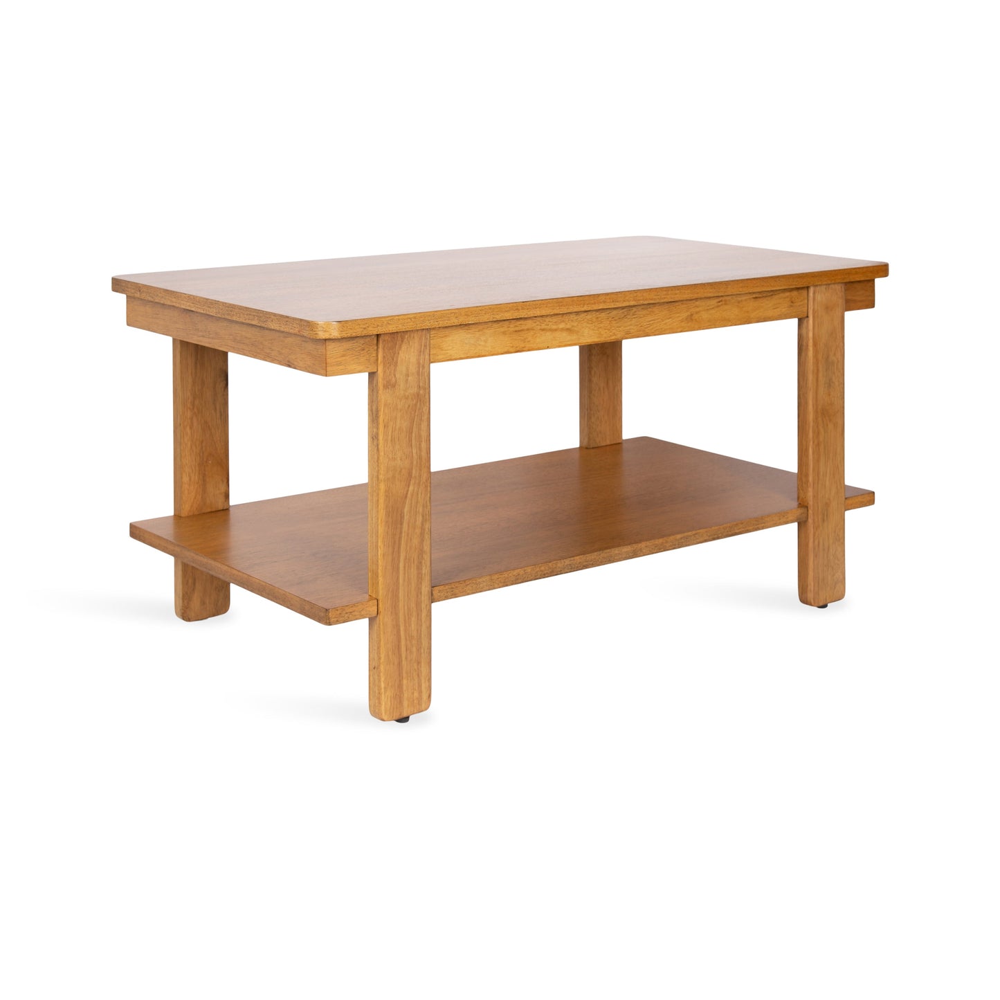 Sophisticated Rectangle Coffee Table in 3 Finishes - Solid and Engineered Wood - Easy Assembly