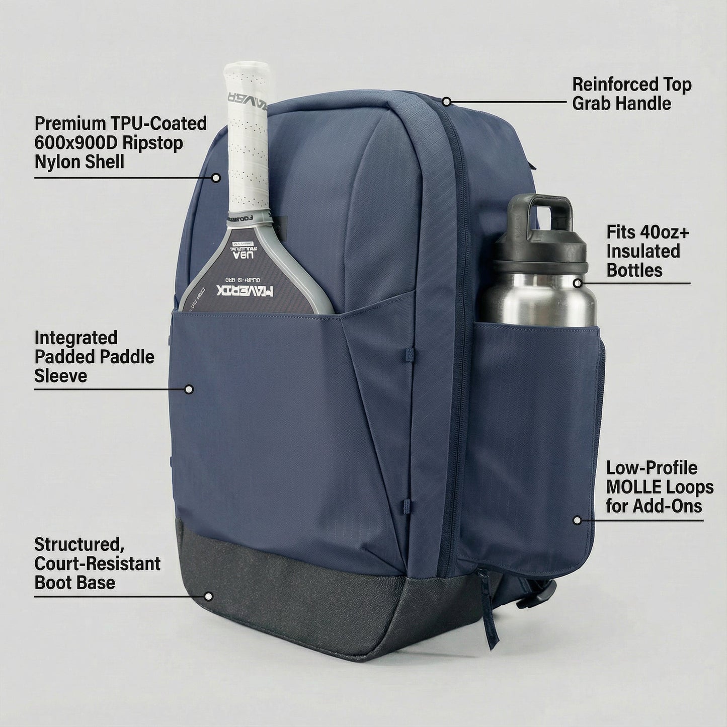 Court Ranger Pickleball Backpack - 7 Color Options - Lifetime Warranty